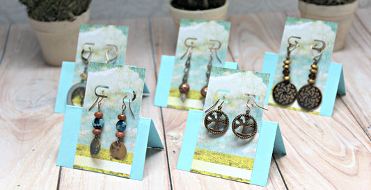 Earring Paper Display Project 4-Easy Steps