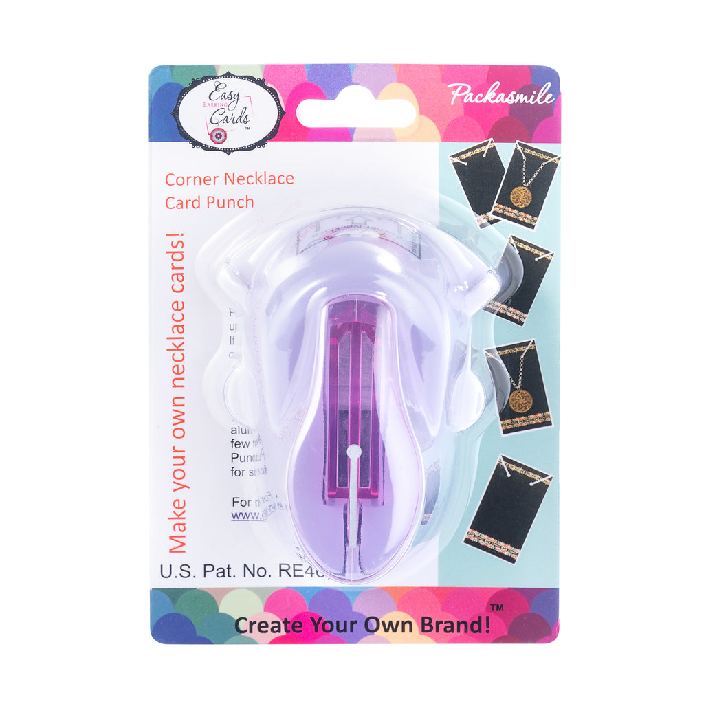 Corner Necklace Punch Easy Earring Cards